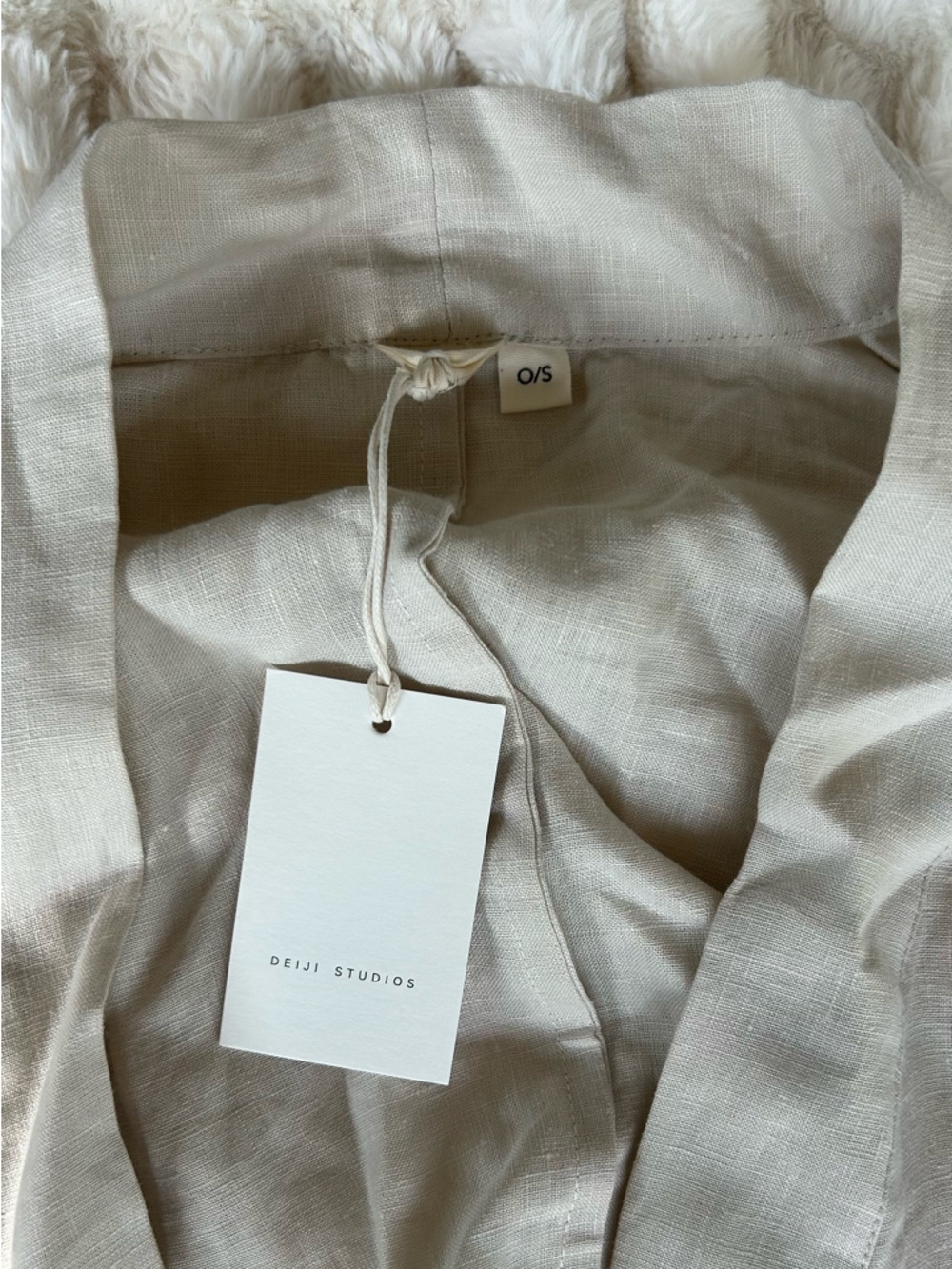 NWT Deiji Studios 02 Kimono in Oatmeal - Picture 10 of 13